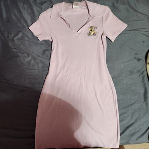 Purple Looney Toon Bodycon Mini Dress